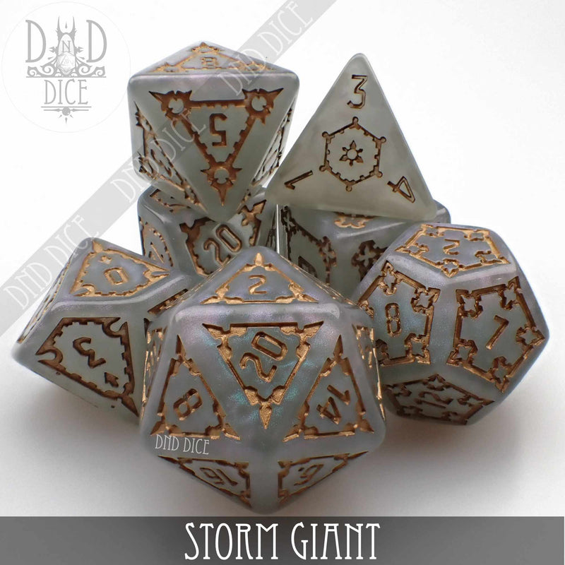 DND DICE Storm Giant Dice Set (Oversize)