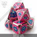 DND DICE Super Girl Metal Dice Set