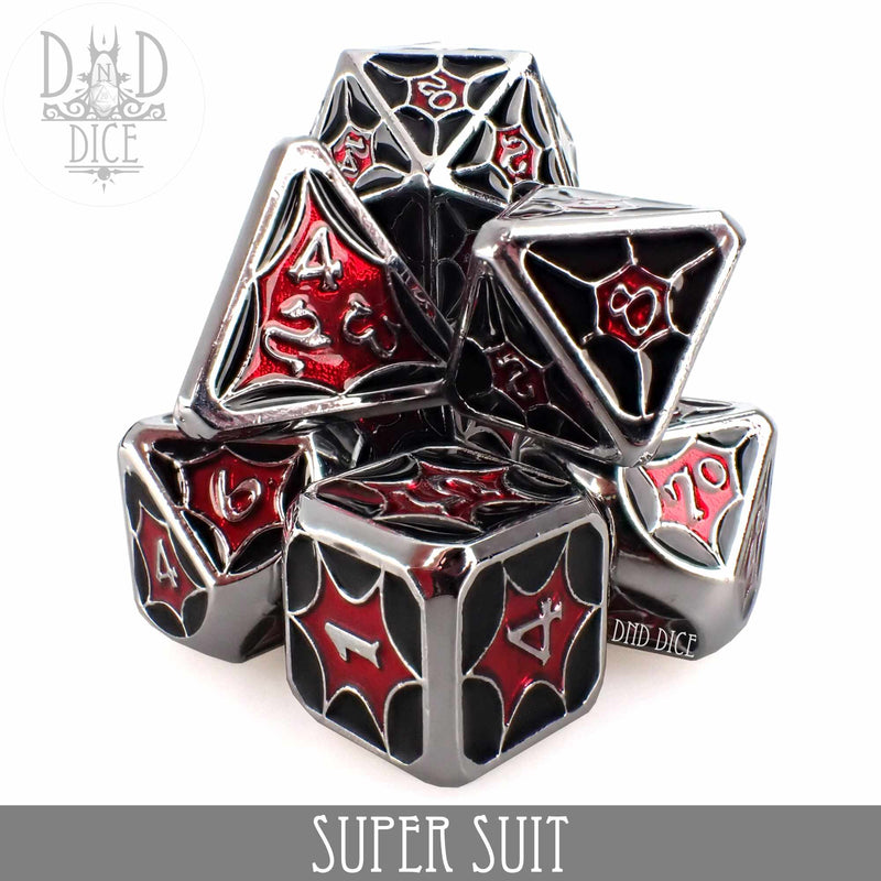 DND DICE Super Suit Metal Dice Set