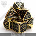 DND DICE Super Villain Metal Dice Set