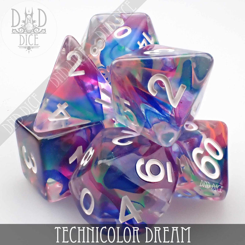 DND DICE Technicolor Dream Dice Set