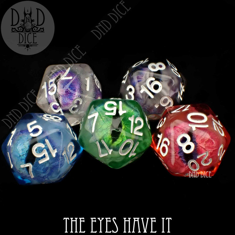 DND DICE The Eyes Have It - Random Color D20