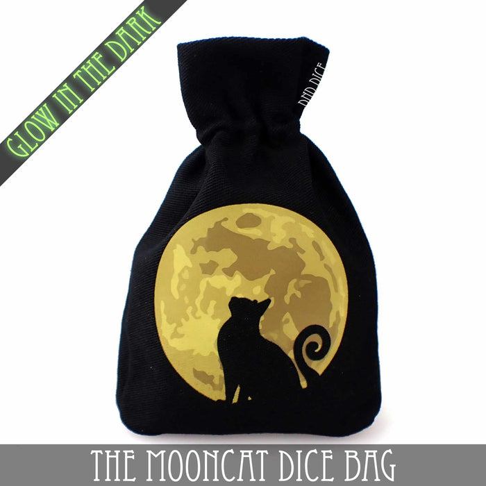 DND DICE The Mooncat Dice Bag (Glow)