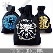 DND DICE The Witcher - Dice Bags (3 Colors)
