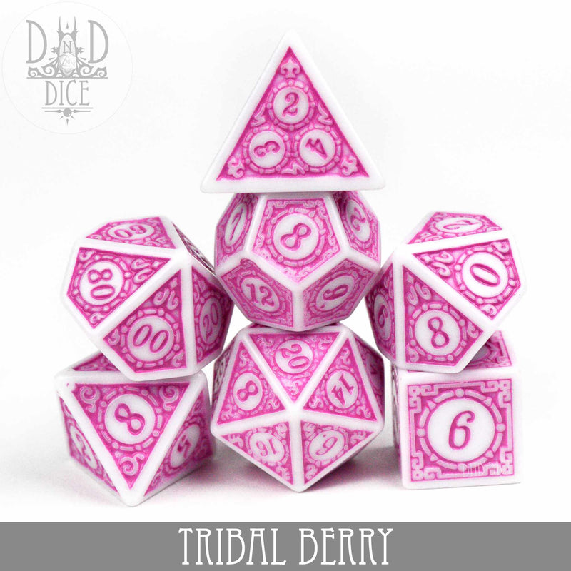 DND DICE Tribal Berry Dice Set
