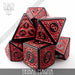 DND DICE Tribal Magma Dice Set
