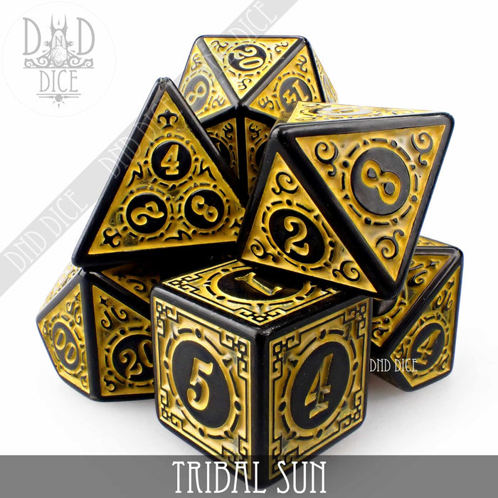 DND DICE Tribal Sun Dice Set
