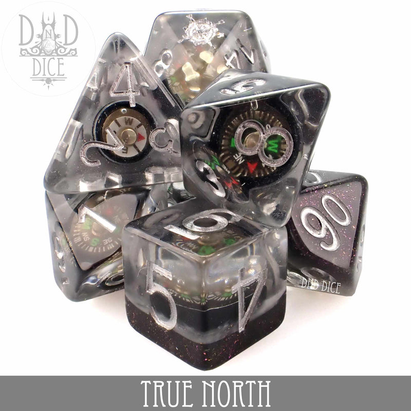 DND DICE True North Dice Set (Real Compass)