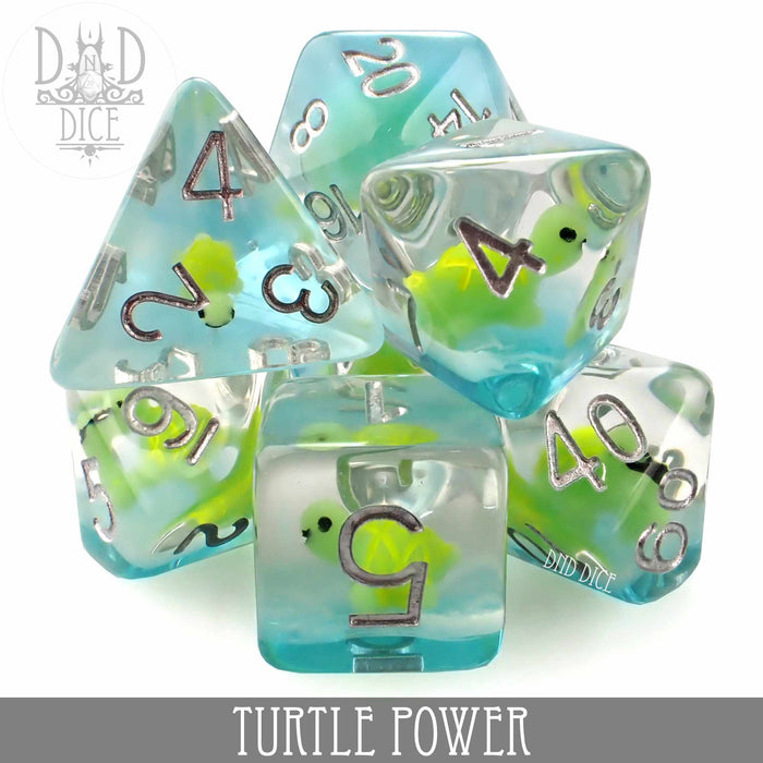 DND DICE Turtle Power Dice Set