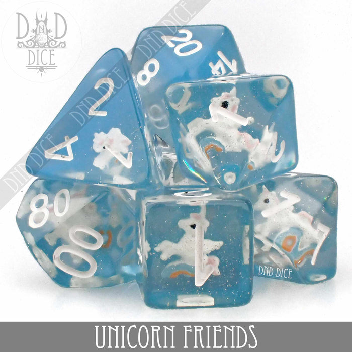 DND DICE Unicorn Friends Dice Set