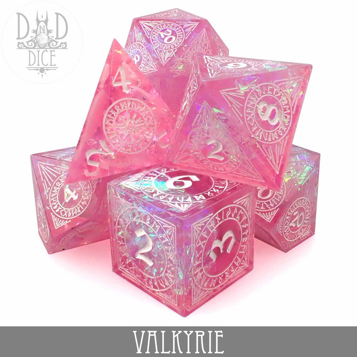 DND DICE Valkyrie Handmade Dice Set
