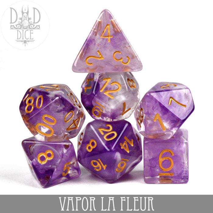 DND DICE Vapor La Fleur Dice Set