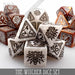 DND DICE The Witcher Dice Set and Coin - Geralt