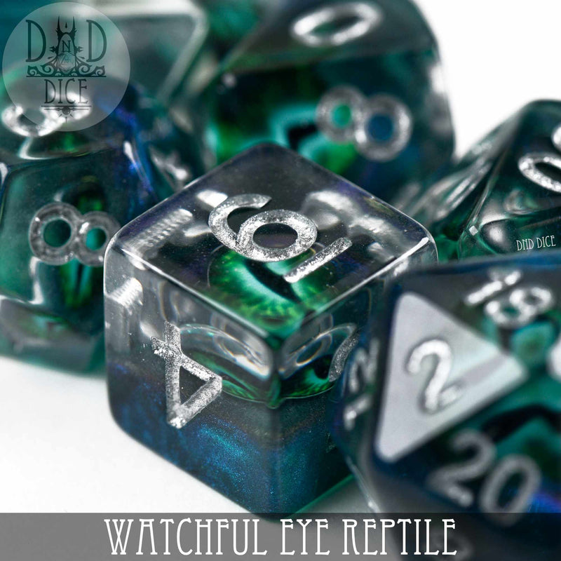 DND DICE Watchful Eye - Reptile Dice Set