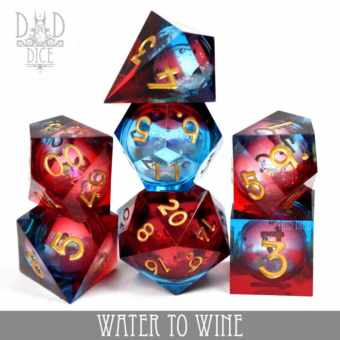DND DICE Water to Wine Liquid Core Dice Set