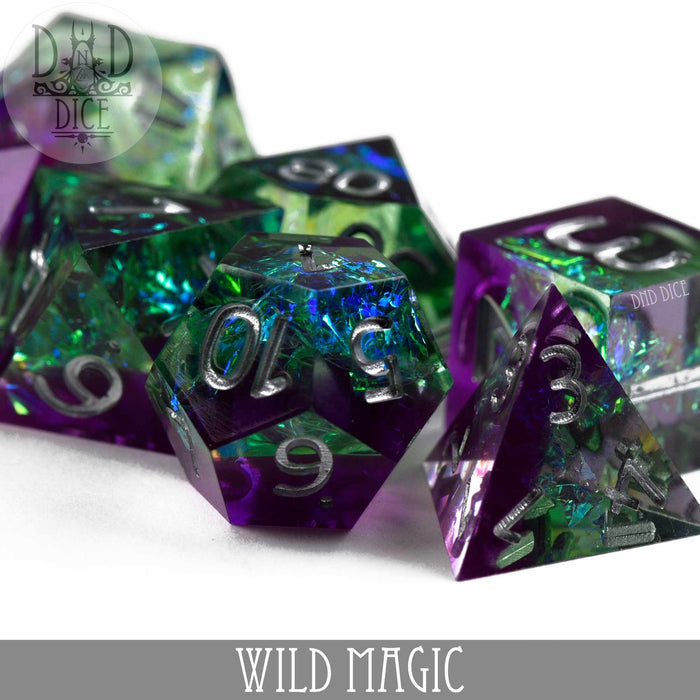 DND DICE Wild Magic Handmade Dice Set