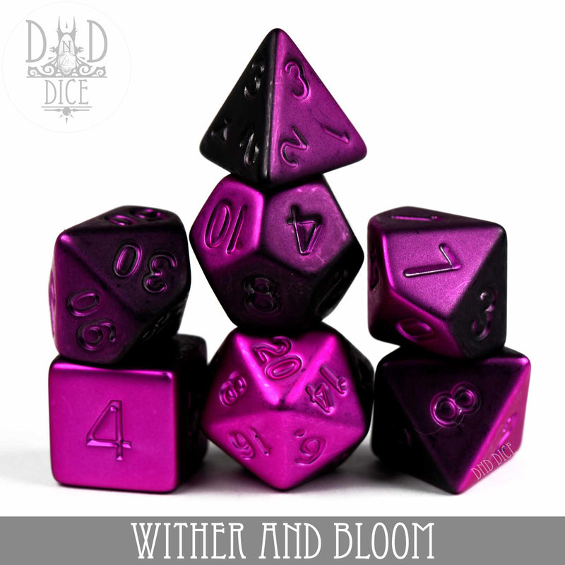 DND DICE Wither and Bloom Dice Set