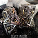 DND DICE Silver Dragon Metal Dice Set (Gift Box)