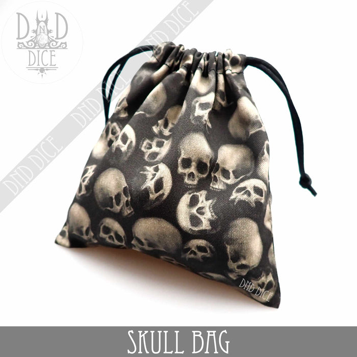 DND DICE Skull Dice Bag