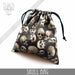 DND DICE Skull Dice Bag