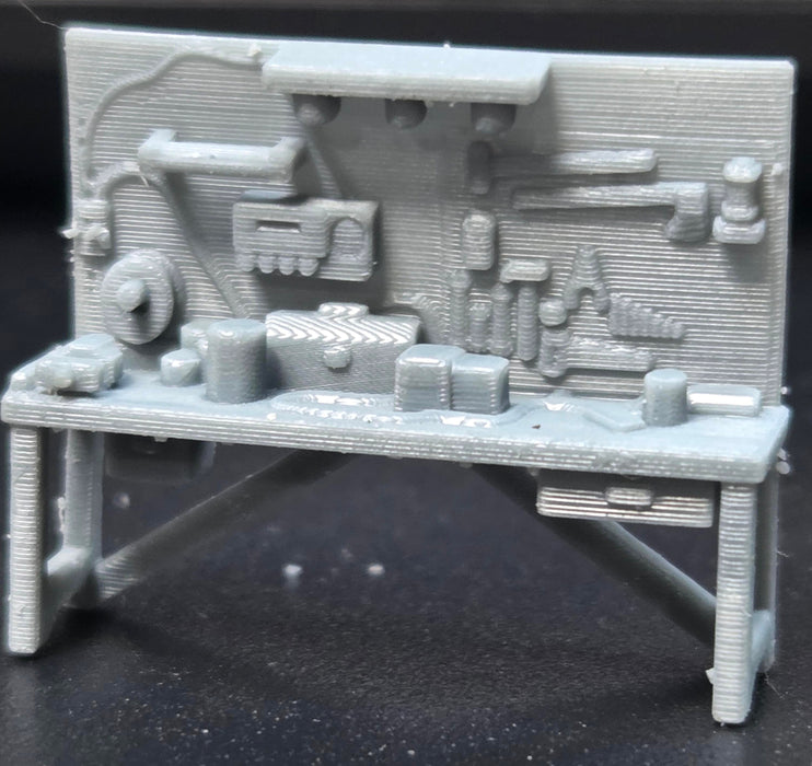 3G Resin Prints B-00039 HO Scale Woodshop Work Bench (Unpainted Resin)