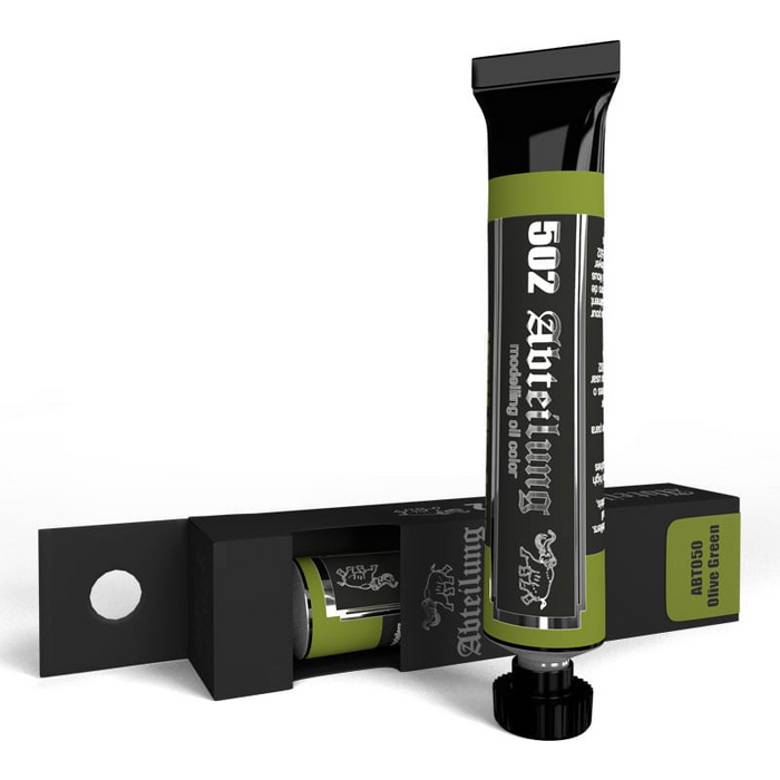 Abteilung 502 50 Weathering Oil Paint Olive Green 20ml Tube