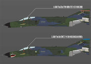 ACADEMY 12133 1/32 USAF F-4E Phantom II "Vietnam War" Model Aircraft Kit