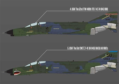 ACADEMY 12133 1/32 USAF F-4E Phantom II "Vietnam War" Model Aircraft Kit