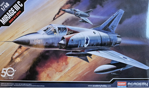 ACADEMY 12247 1/48 Mirage III C Jet Model Aircraft Kit