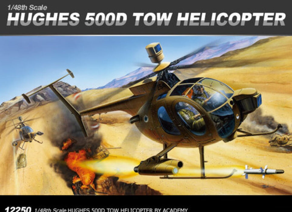 ACADEMY 12250 1/48 Tow Defender 500D Helicopter Model Kit
