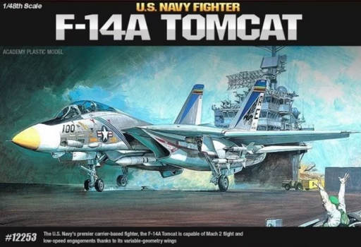 ACADEMY 12253 1/48 F-14A Tomcat Jet Model Aircraft Kit
