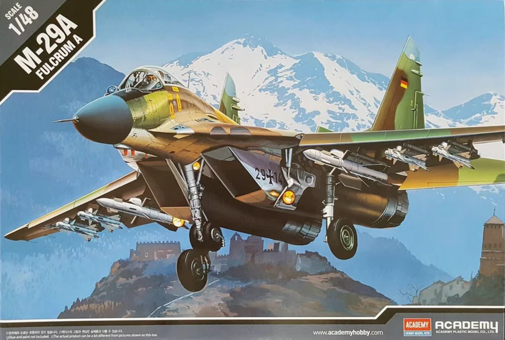 ACADEMY 12263 1/48 MiG-29A Fulcrum A Jet Model Aircraft Kit