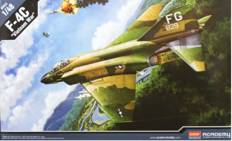 ACADEMY 12294 1/48 F-4C Jet "Vietnam War" Model Aircraft Kit