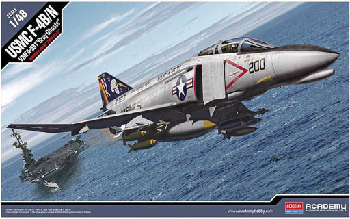 ACADEMY 12315 1/48 USMC F-4B/N Phantom II "Gray Ghosts" Model Aircraft Kit