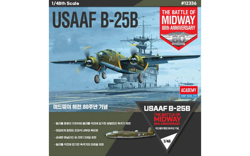 ACADEMY 12336 1/48 USAAF B-25B The Battle of Midway 80th Anniversary Model Aircraft Kit