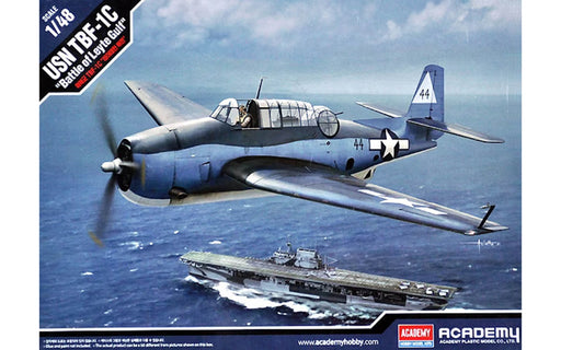 ACADEMY 12340 1/48 USN TBF-1C Avenger "Leyte Gulf" Model Aircraft Kit