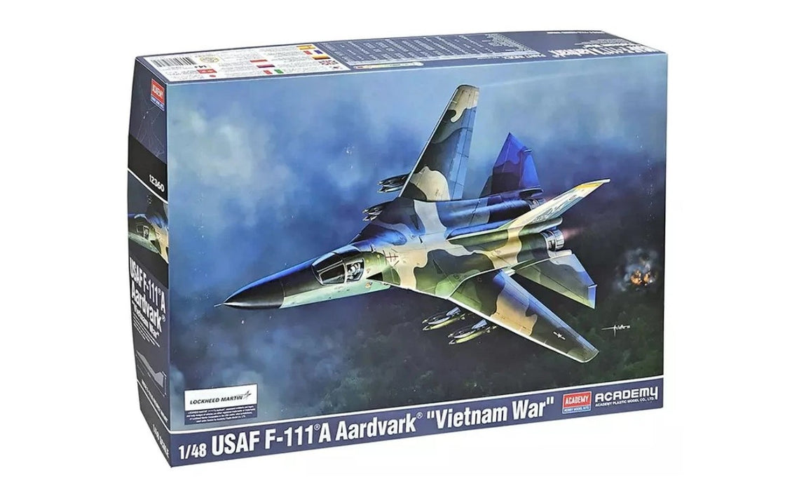 ACADEMY 12360 1/48 F-111A Aardvark 'Vietnam' Model Aircraft Kit