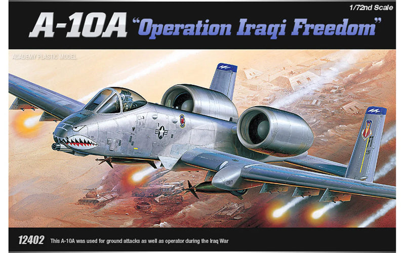 ACADEMY 12402 1/72 1/72 A-10A "Operation Iraqi Freedom" Model Aircraft Kit