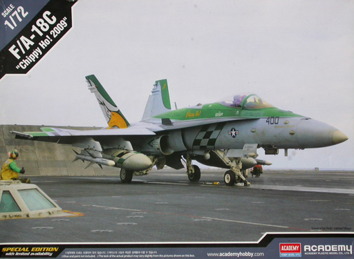 ACADEMY 12432 1/72 F/A-18C Hornet "Chippy Ho! 2009" Model Aircraft Kit