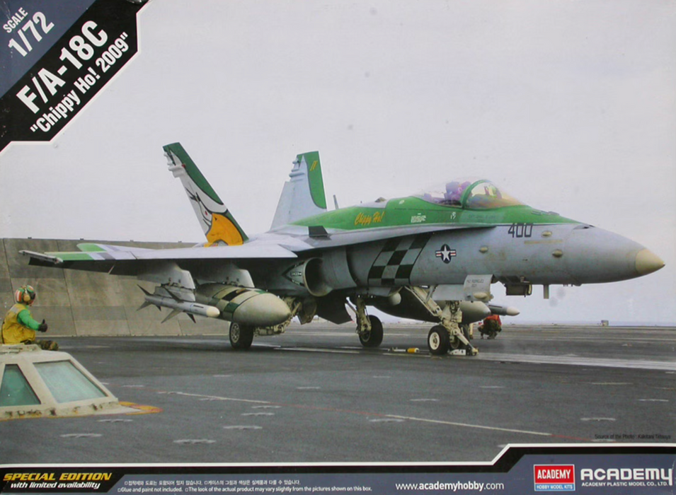 ACADEMY 12432 1/72 F/A-18C Hornet "Chippy Ho! 2009" Model Aircraft Kit