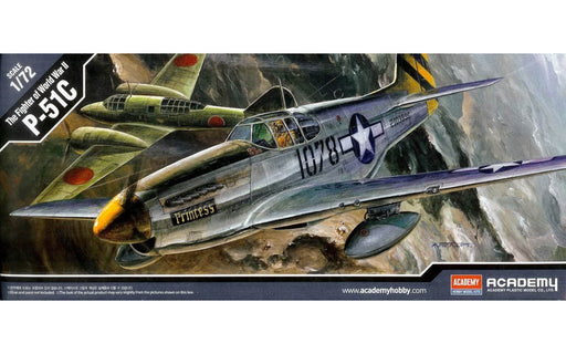 ACADEMY 12441 1/72 North American P-51C Mustang Model Aircraft Kit