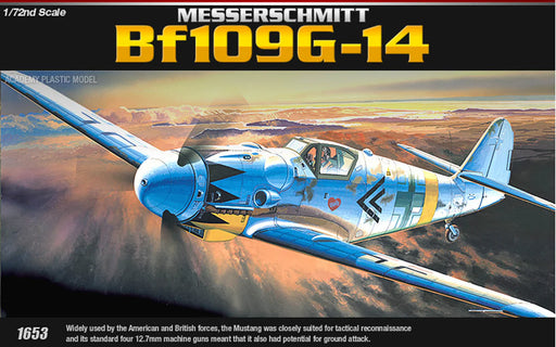 ACADEMY 12454 1/72 Messerschmitt Bf109G-14 Model Aircraft Kit