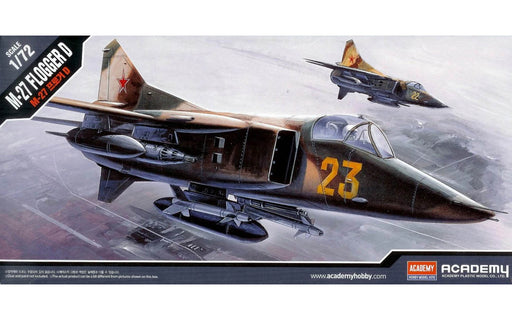ACADEMY 12455 1/72 MiG-27 Flogger-D Jet Model Aircraft Kit