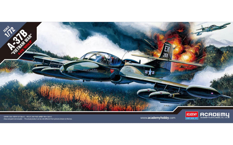 ACADEMY 12461 1/72 Cessna A-37B Dragonfly Model Aircraft Kit