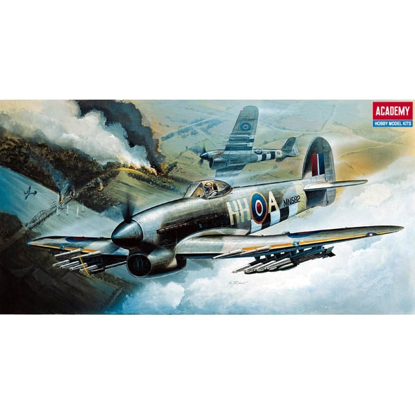 ACADEMY 12462 1/72 Hawker Typhoon 1B Model Aircraft Kit