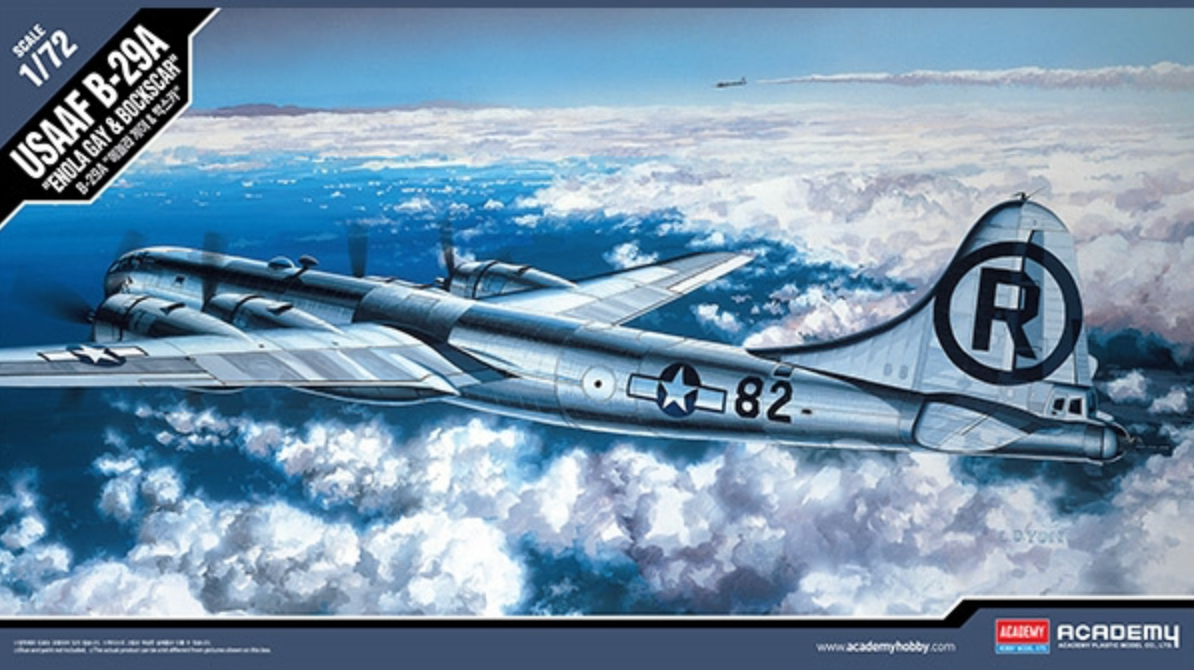 ACADEMY 12528 1/72 B-29A Enola Gay & Bockscar Model Kit
