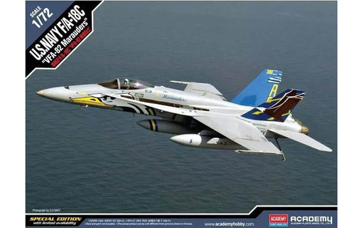 ACADEMY 12534 1/72 F/A-18C U.S. Navy VFA-82 Marauders Model Aircraft Kit