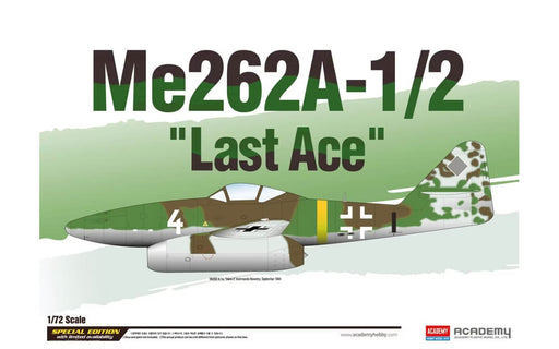 ACADEMY 12542 1/72 Messerschmitt Me 262A-1/2 "Last Ace" Model Aircraft Kit
