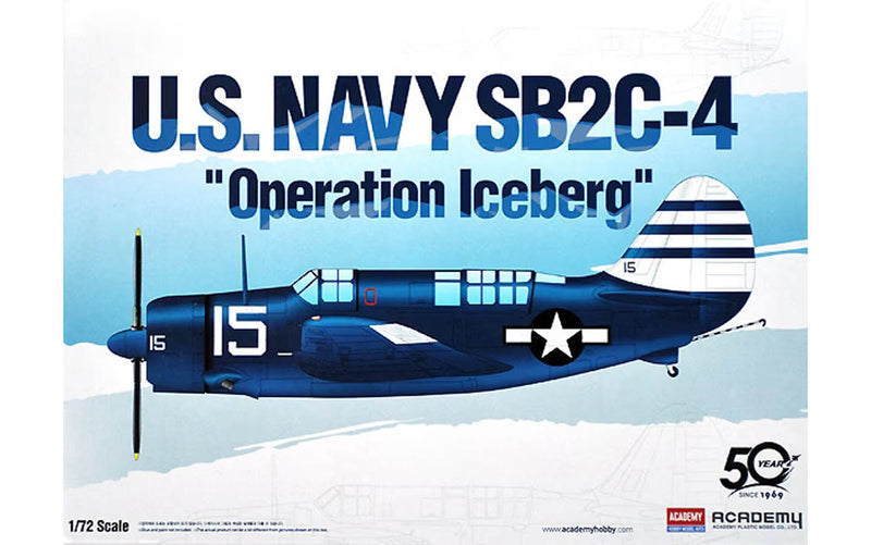 ACADEMY 12545 1/72 USN SB2C-4 Helldiver Model Aircraft Kit