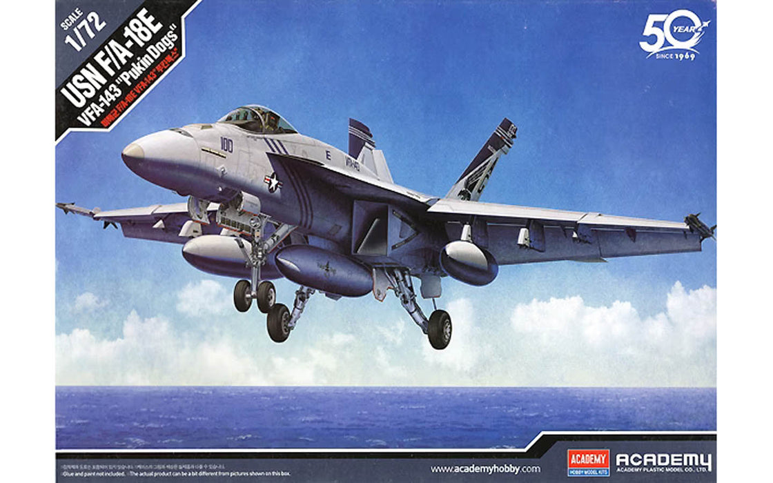 ACADEMY 12547 1/72 USN F/A-18E Super Hornet Model Aircraft Kit